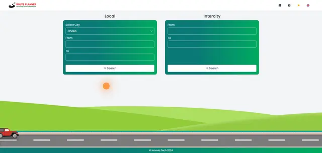 MERN Stack public transport navigation app